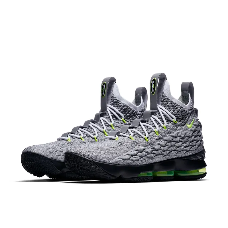 Nike LeBron 15 Air Max 95 Cool Grey/Neon Yellow (AR4831-001)
