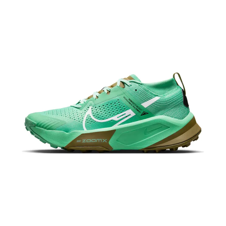 Nike ZoomX Zegama Trail “Spring Green / Olive Flak / Black / White” (DH0623-302)