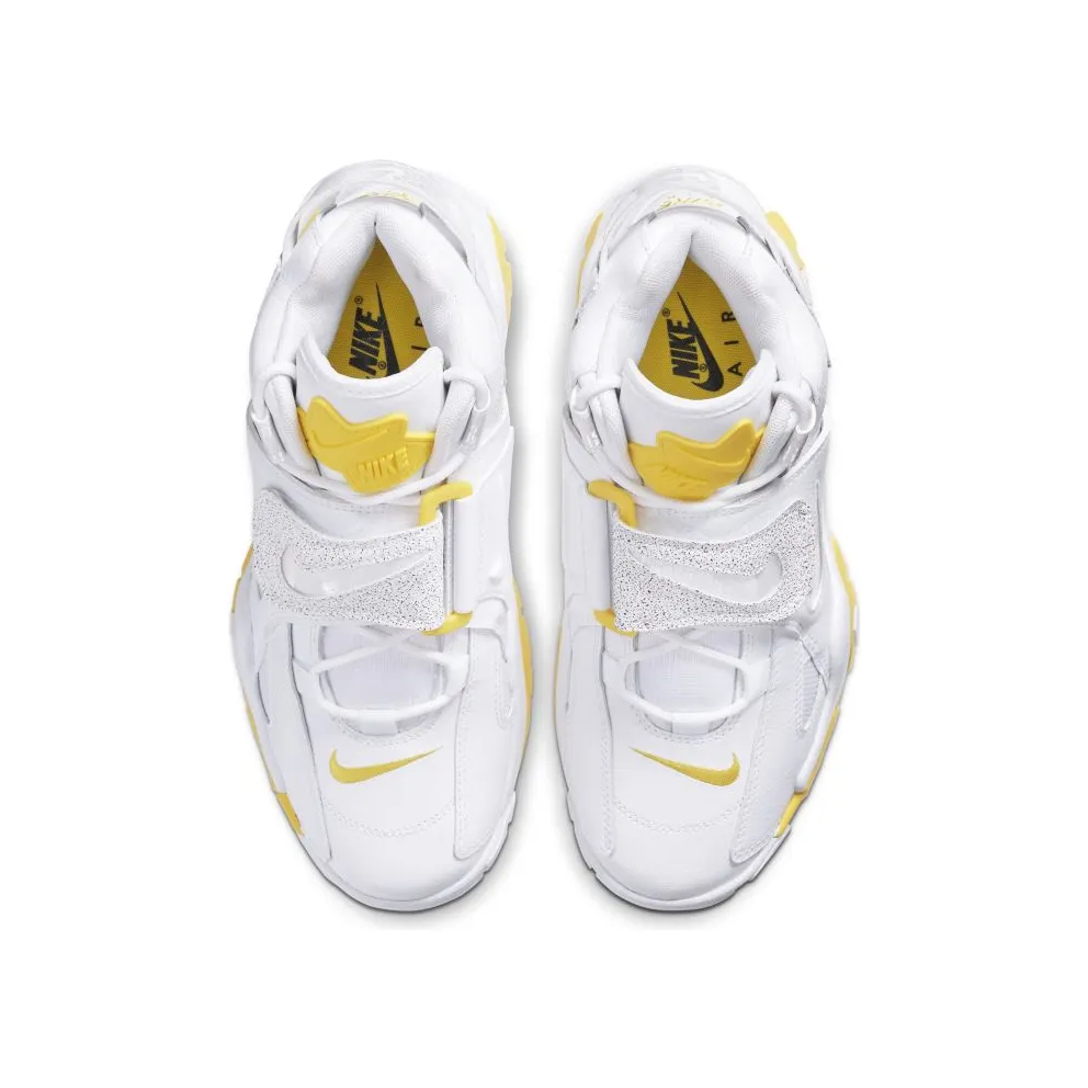 Nike Air Barrage Mid White Chrome Yellow (W) White/White-Chrome Yellow-Black (CJ9574-100)