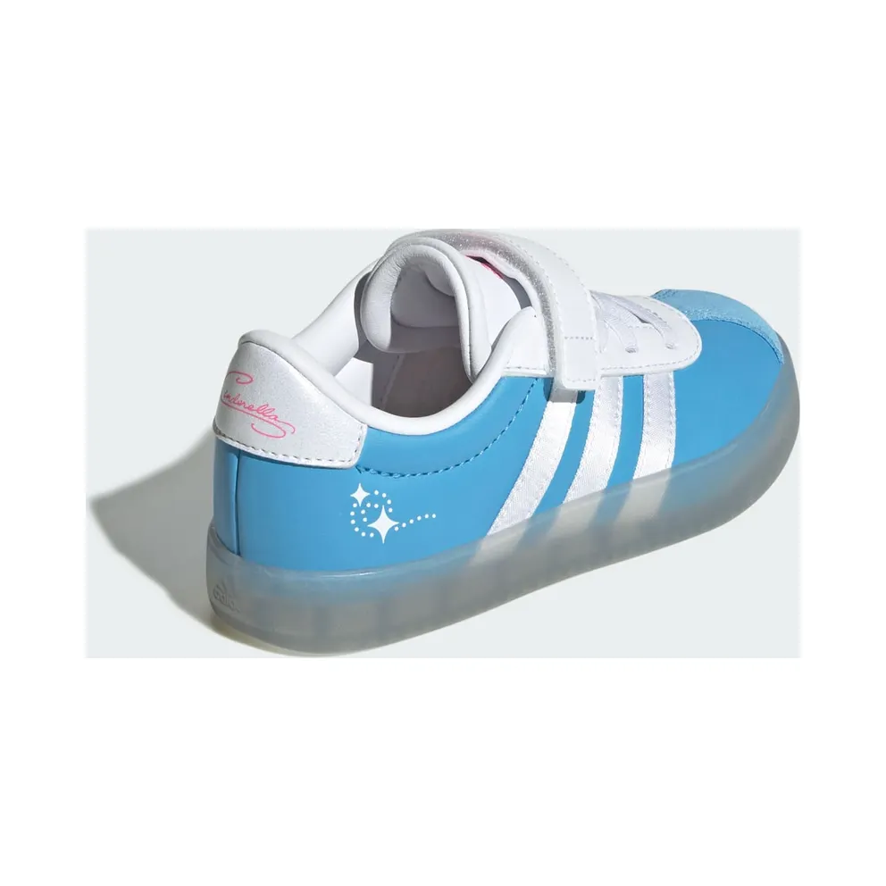 Adidas VL Court 3.0 Kids Semi Blue Burst / Cloud White / Lucid Pink (JR4901)