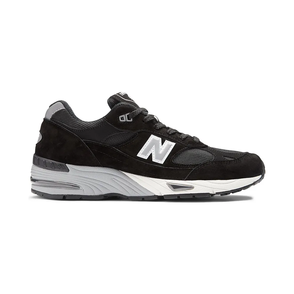 New Balance 991 MiUK Black Silver (M991EKS)
