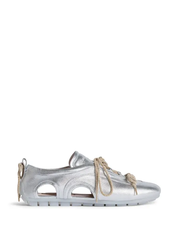 Simone Rocha Ballerina Grip with uitgesneden details – Silver (BPT100824)