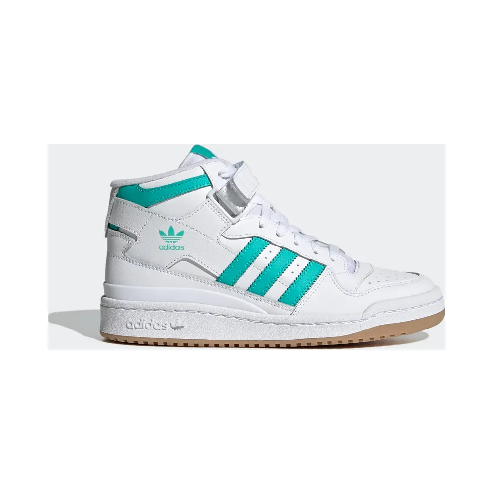 adidas Forum Mid Schuh Cloud White / Mint Rush / Gum (GY3672)