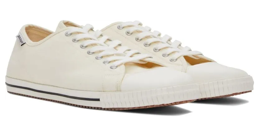 Palm Angels Off-White Vulcanized Low-Top Sneakers (PMIA073S22FAB0010110) (4)
