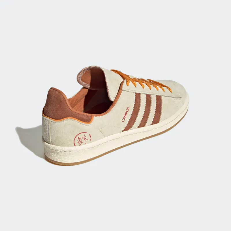 Adidas Campus 80s Cream White / Auburn / Eqt Orange (GY4589)