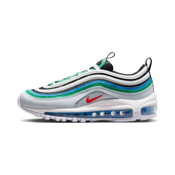 Nike Air Max 97 “Pure Platinum / Black / White / Light Crimson” (921522-031)
