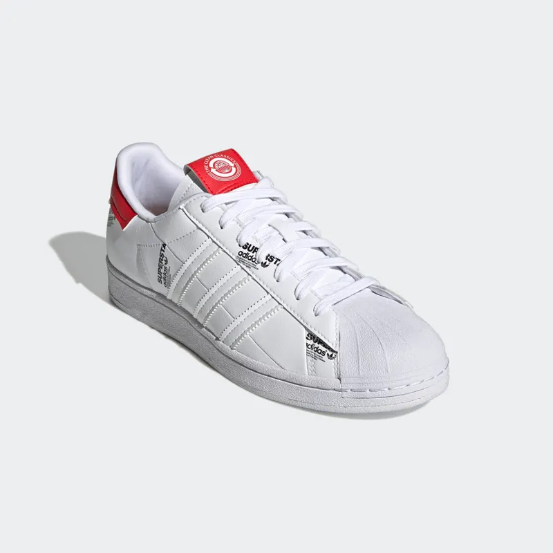 adidas Superstar Cloud White / Vivid Red / Core Black (GV7672)