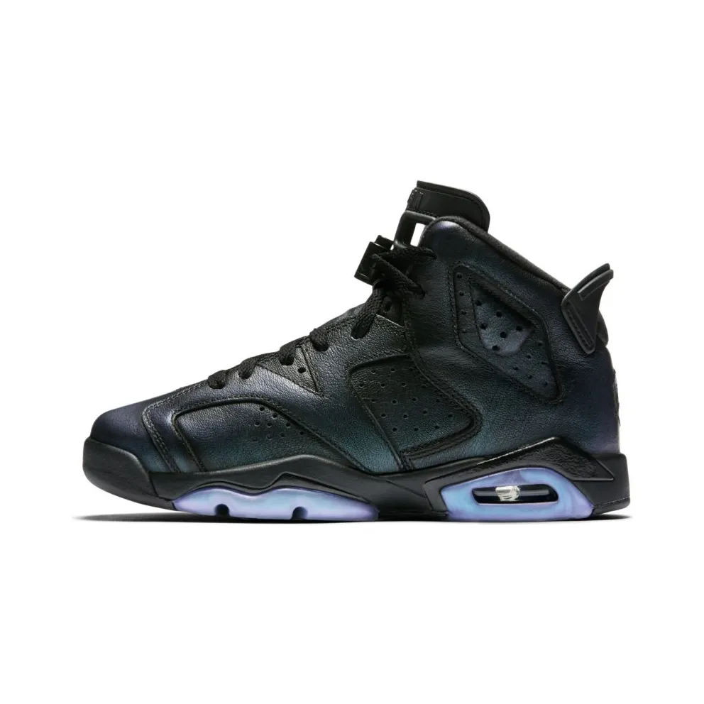 Jordan 6 Retro All Star 2017 “Chameleon” (GS) Black/Black-White (907960-015)
