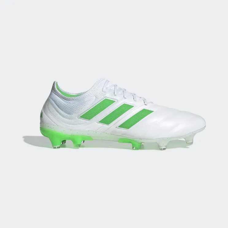 adidas Copa 19.1 Firm Ground Cloud White Solar Lime