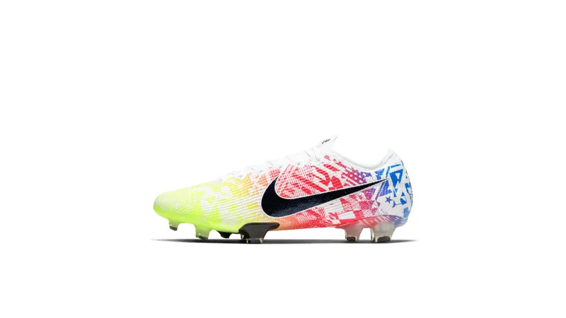 Nike Mercurial Vapor 13 Elite Neymar Jr FG Jogo Prismatico White/Racer Blue-Volt-Black (AT7898-104)