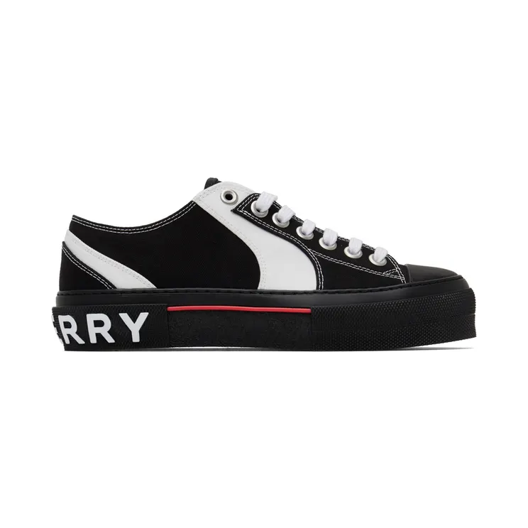 Burberry Black & White Logo Detail Sneakers (8056929)