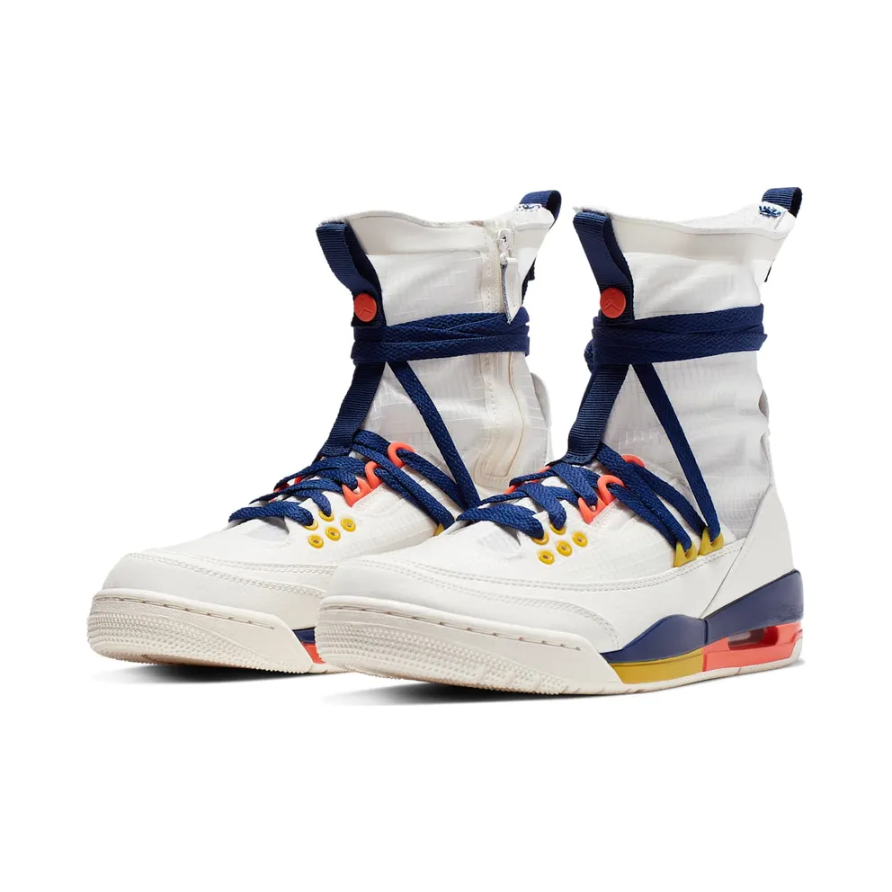 Jordan 3 Retro Explorer Lite XX Sail Multi-Color (W) Sail/Blue Void-Turf Orange-Bright Citron (BQ8394-100)