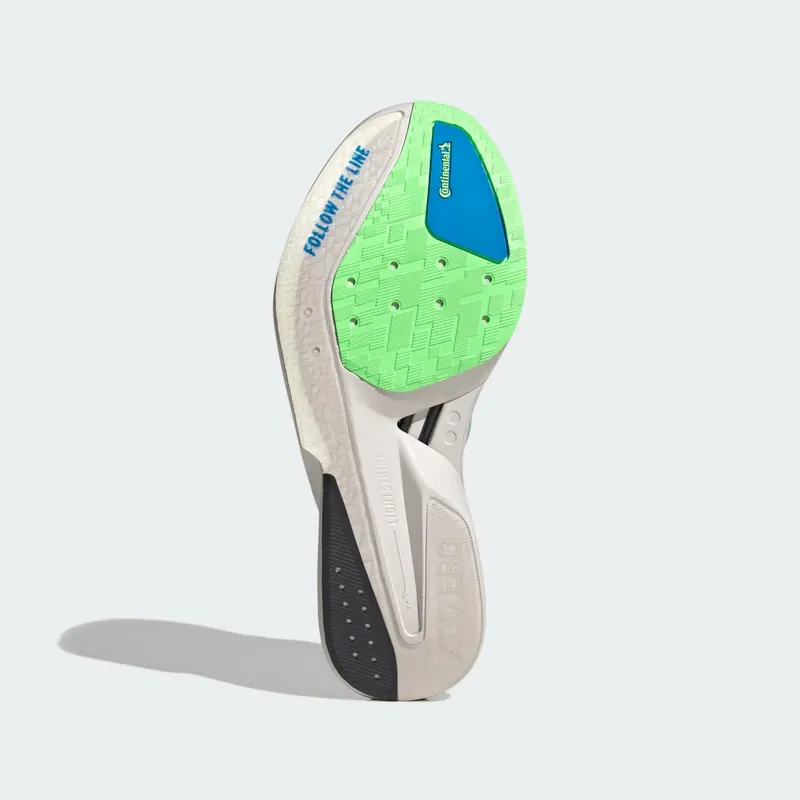 Adidas Adizero Boston 13 Running Shoes Hi-Res Aqua / Iron Metallic / Grey One (KK4990)