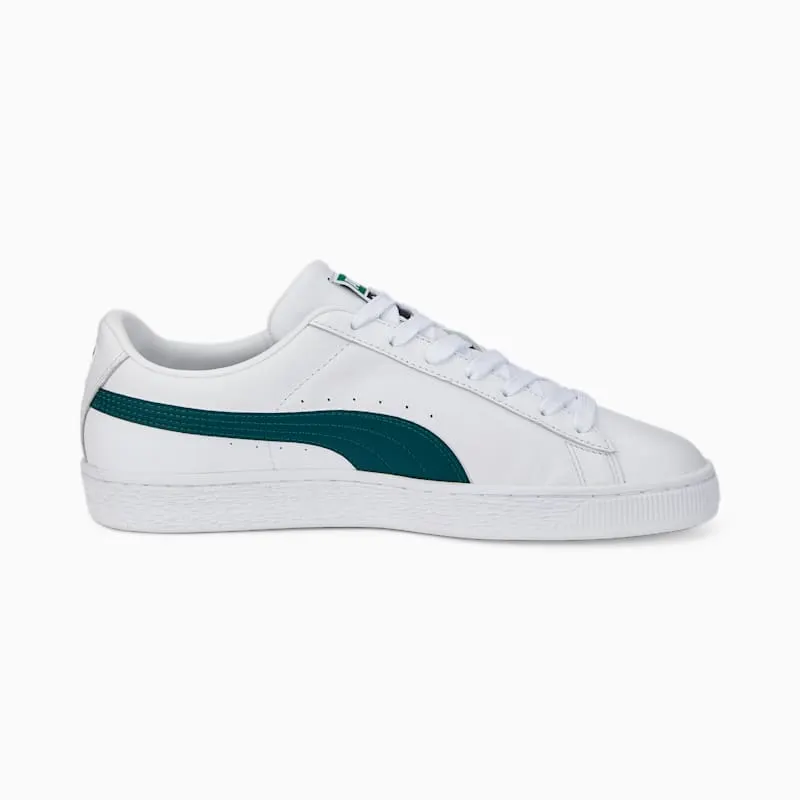 Puma Basket Classic XXI White/Green (374923-21)