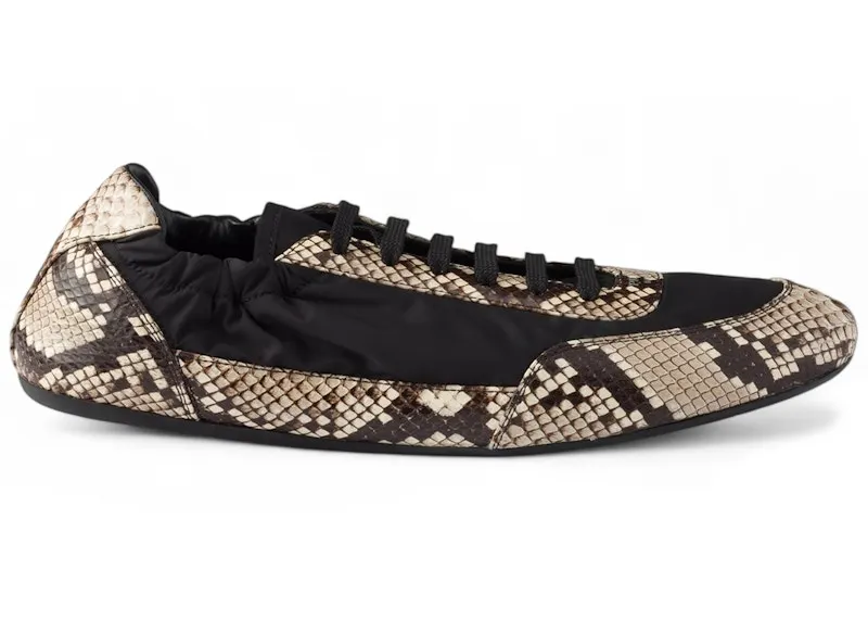 Prada Collapse Re-Nylon Black Stone Ayers Snakeskin Print (1E959N_3ZMD_F0Q52_F_005)
