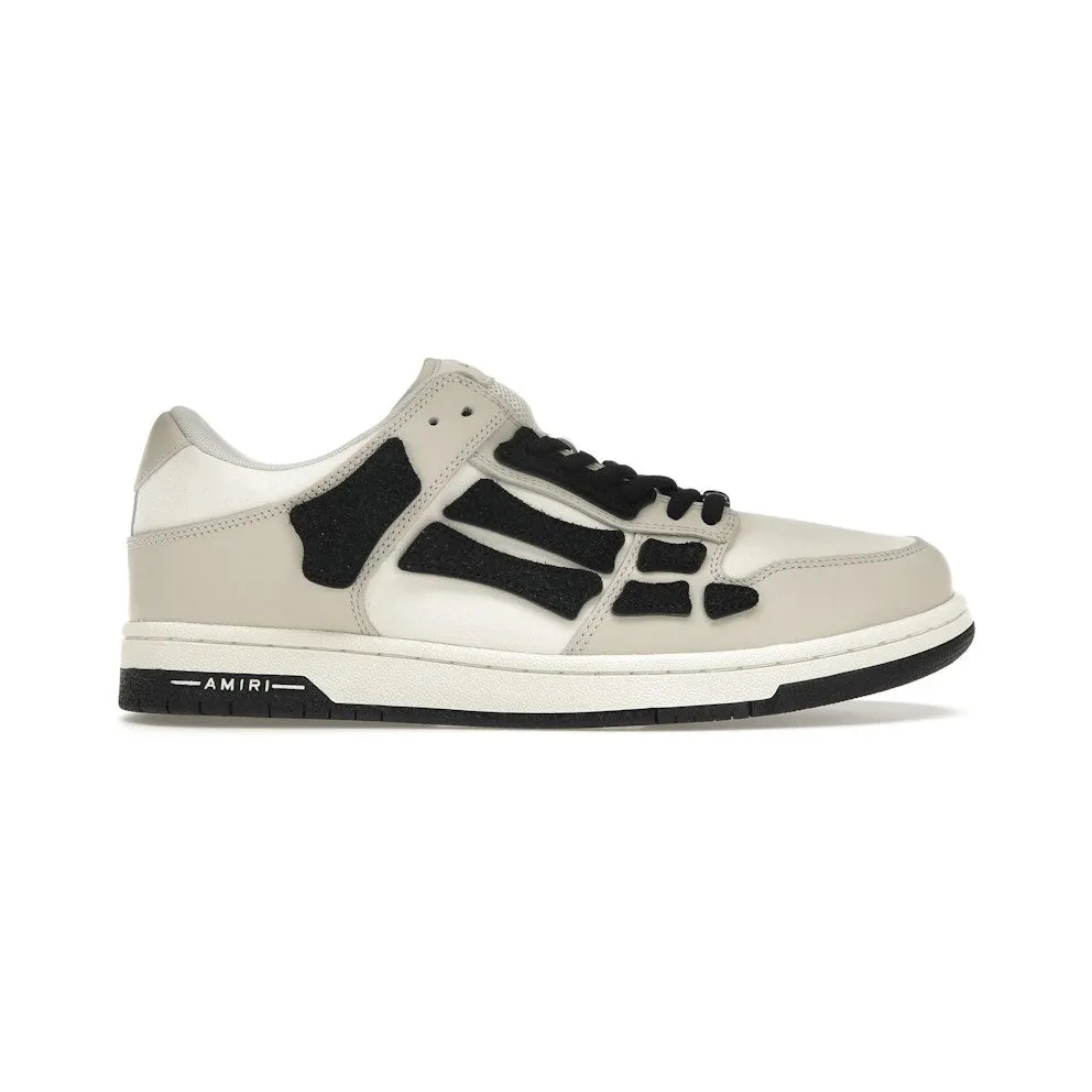 AMIRI Skel Top Low White Light Grey Black (AW22MFS003-030)