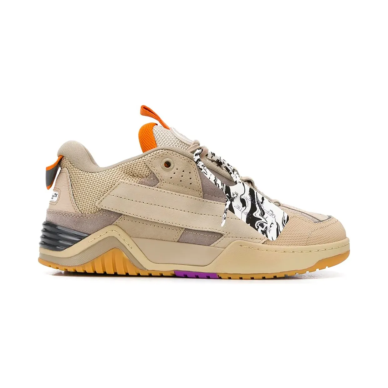 OFF-WHITE Zip-Tag Low-Top Beige (OMIA186E20LEA0016161)