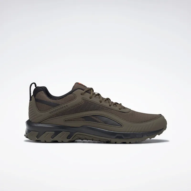 Reebok Ridgerider 6 Schoenen Army Green / Core Black / Orange Flare