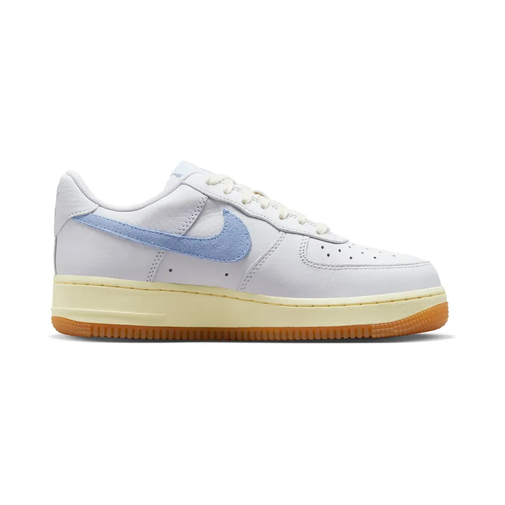 Nike Air Force 1 Low ’07 White Cobalt Bliss Gum “White / Alabaster / Coconut Milk / Cobalt Bliss” (FD9867-100)