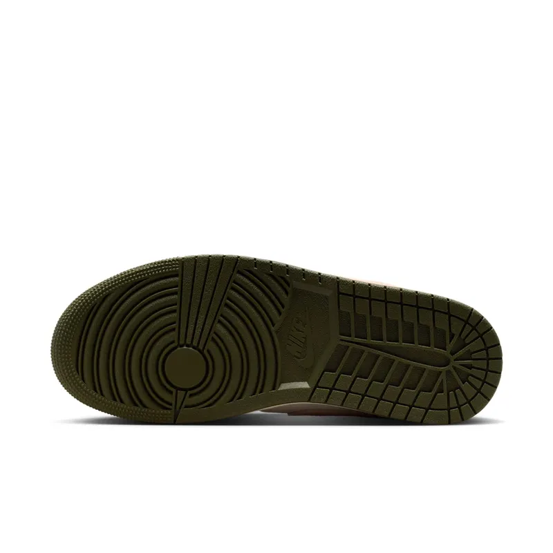 Jordan 1 Low “Sail Crimson Tint Khaki” (DC0774-111)