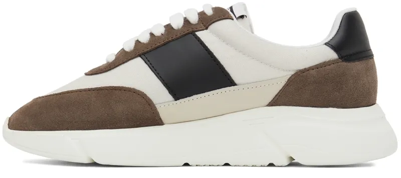 Axel Arigato Beige & Brown Genesis Vintage Runner Sneakers (27573)