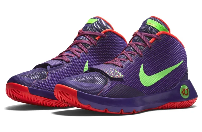 Nike Kd Trey 5 Iii Court Purple / Green Strike-Bright Crimson