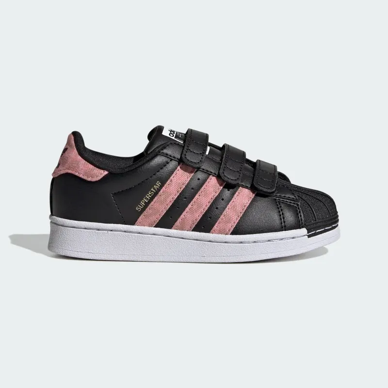 adidas Superstar Comfort Closure Kids Core Black / Core Black / Gold Metallic (ID7264)