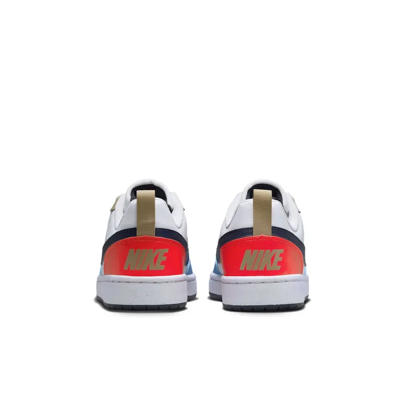 Nike Court Borough Low Recraft White Light Crimson Blue Beyond Thunder Blue (DV5456-124)