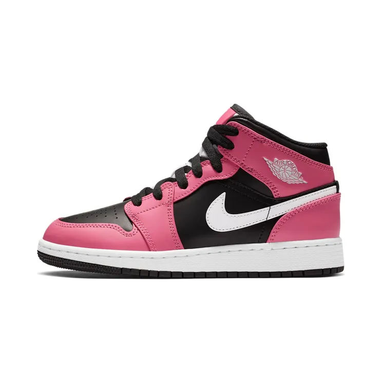 Air Jordan 1 Mid GS “Black / Pinksicle / White” (555112-002)