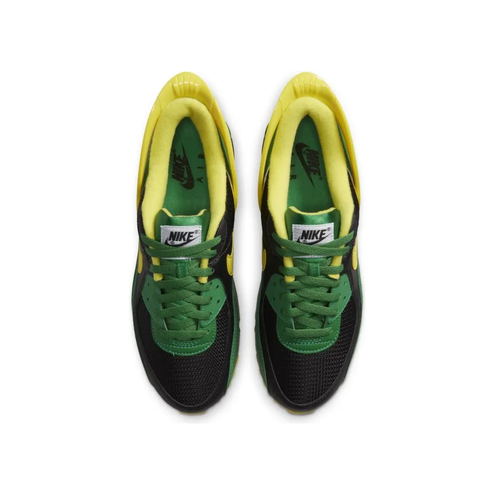 Nike Air Max 90 Flyease Oregon Black/Apple Green-Black-Yellow Strike (CZ4270-001)