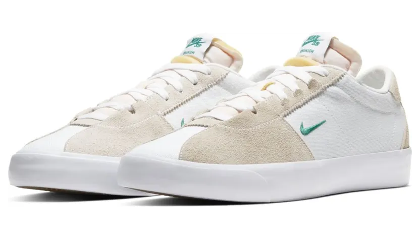 Nike Zoom Bruin Edge SB White Beige White/Neptune Green/Vivid Orange/Beige (CD5036-100)