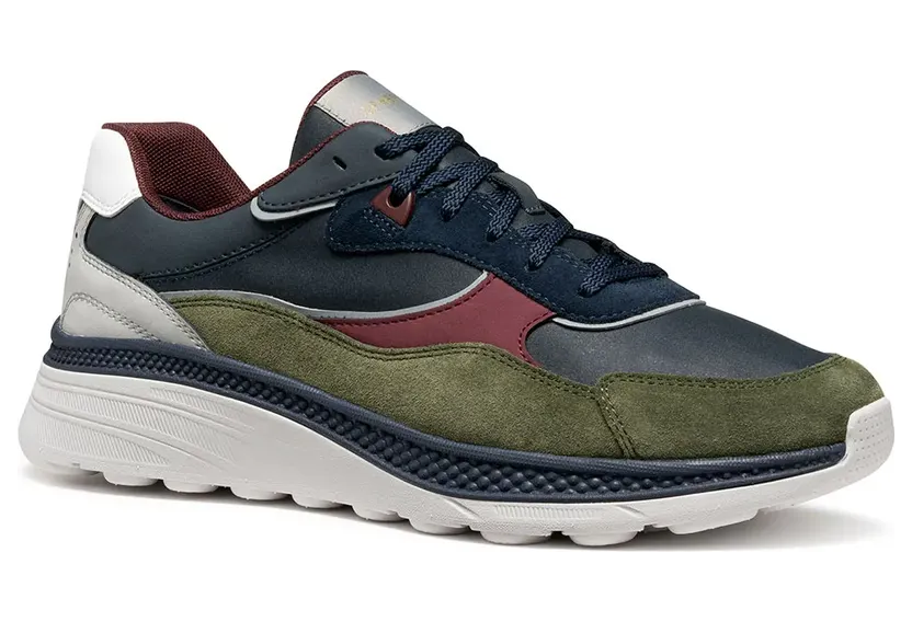 Geox sneaker Marineblauw/Mosgroen (U56HUA0CQ22-CF4B3)