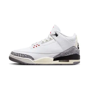 Nike Air Jordan 3 Retro White Cement Reimagined “Summit White / Black / Cement Grey / Fire Red” (DN3707-100)