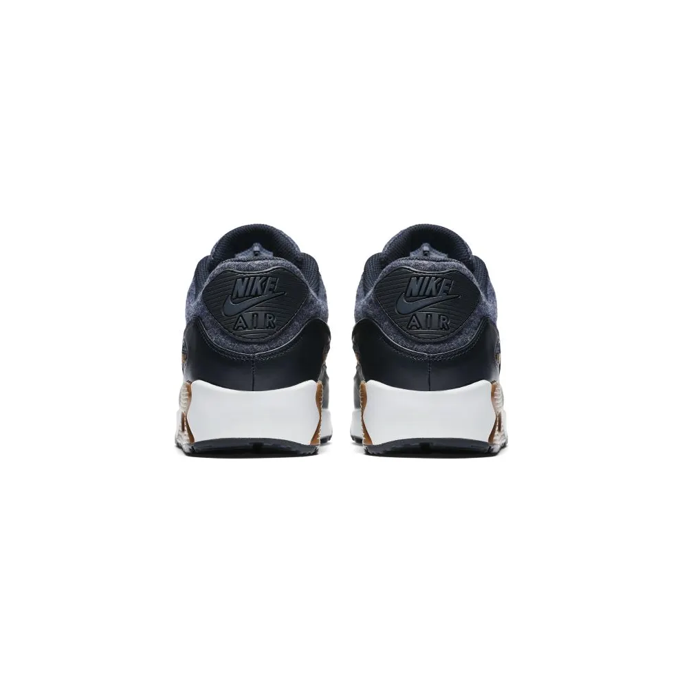 Nike Air Max 90 Wool Thunder Blue Thunder Blue/Ale Brown-Dark Obsidian (700155-404)