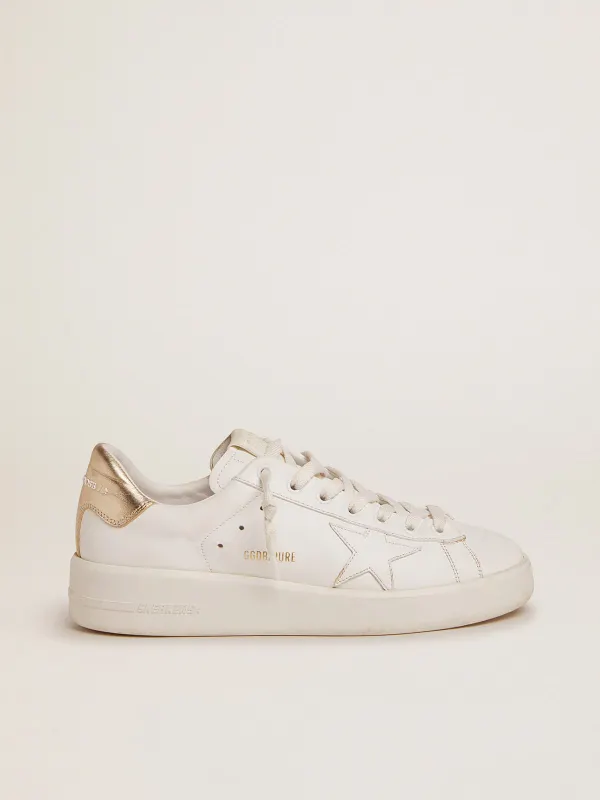 Golden Goose Women’S Purestar With Gold-Coloured Heel Tab (GWF00197.F000465.10272)
