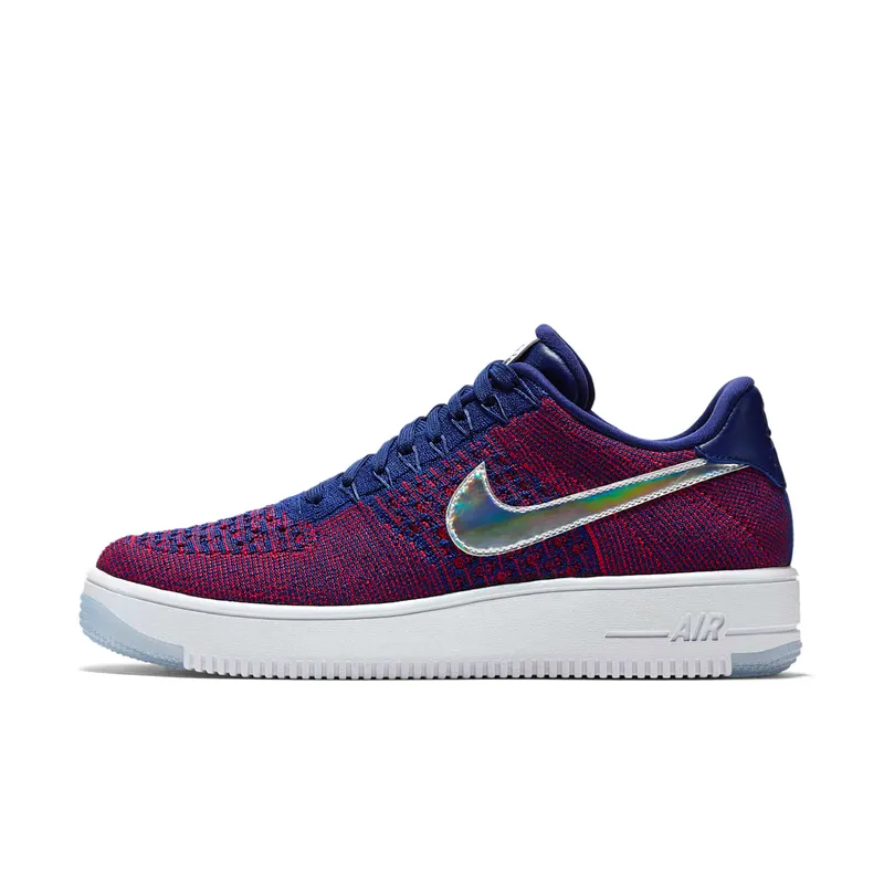 Nike Air Force 1 Low Flyknit USA Gym Red/Deep Royal Blue-White (826577-601)