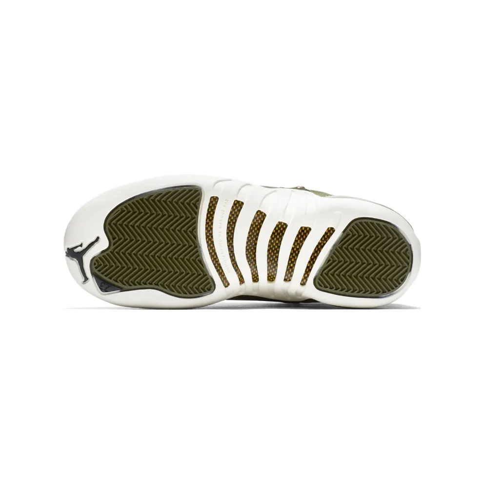 Jordan 12 Retro Chris Paul Class Of 2003 (GS) Olive Canvas/Black-Sail (153265-301)