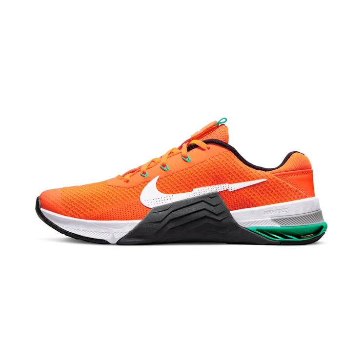 Nike Metcon 7 Trainingsschoenen “Total Orange / Dark Smoke Grey / Clear Emerald / White” (CZ8281-883)
