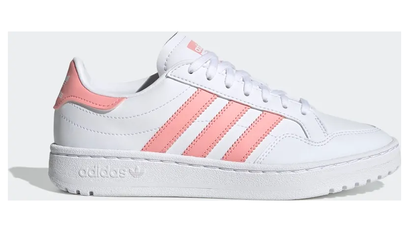 adidas Team Court Schuh Cloud White / Glow Pink / Core Black (EG9089)