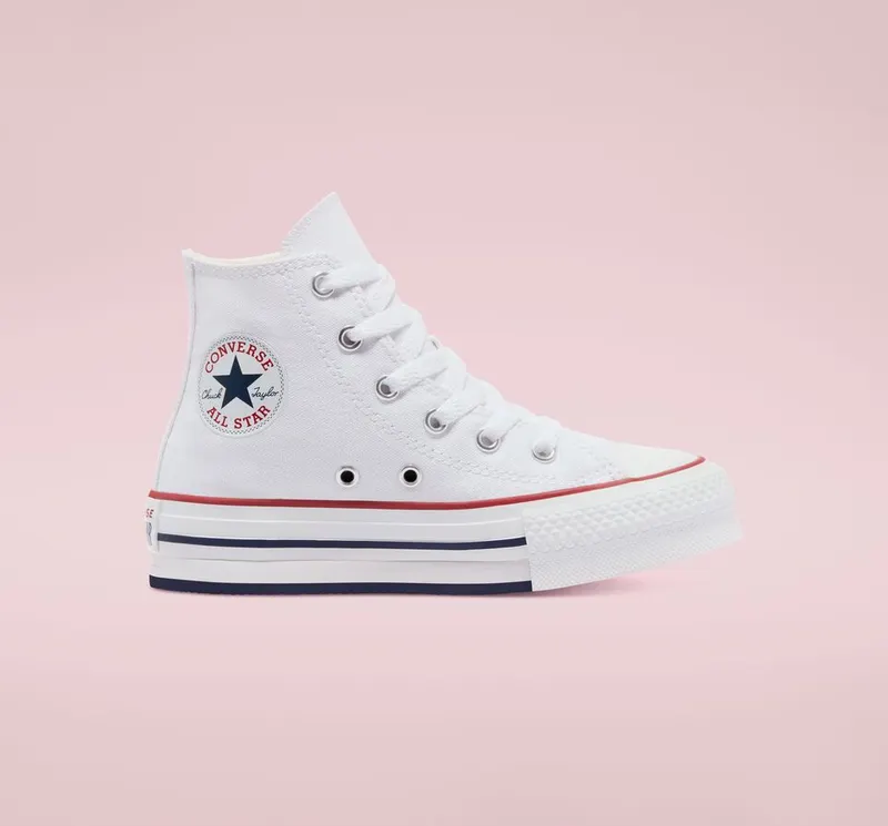 Converse Converse Color EVA Platform Chuck Taylor All Star High Top White/garnet/midnight Navy (671108C)