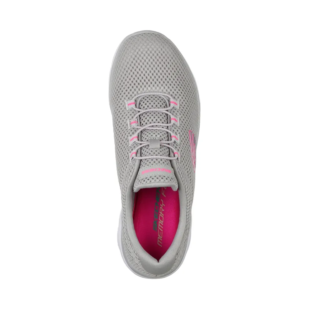 Skechers Summits Sneaker Grey/Heet Pink