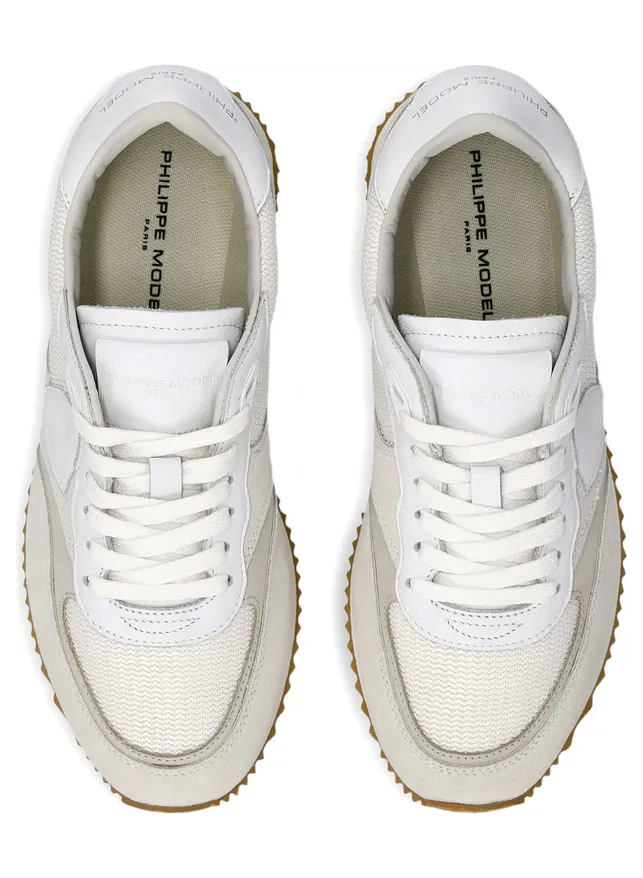 Philippe Model Blville Low Lace-up “White” (BVLD W011) (4)