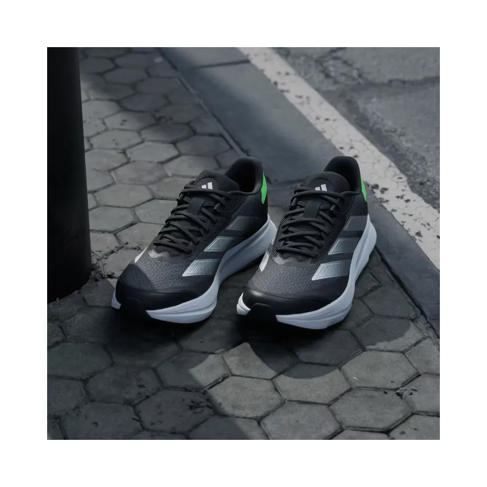 adidas Duramo SL 2 Running “Carbon / Silver Metallic / Lime Burst” (JP9206)