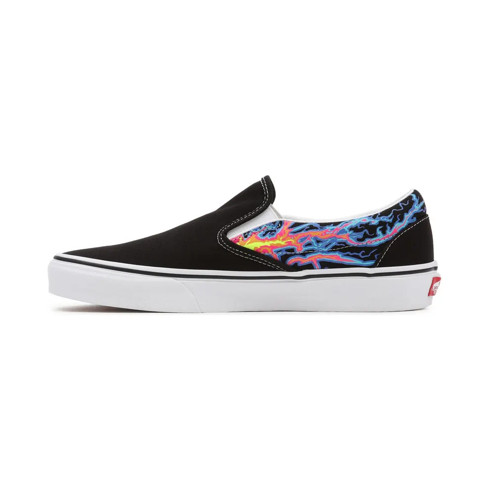 VANS Electric Flame Classic Slip-on Shoes Black (VN000XG8B03)