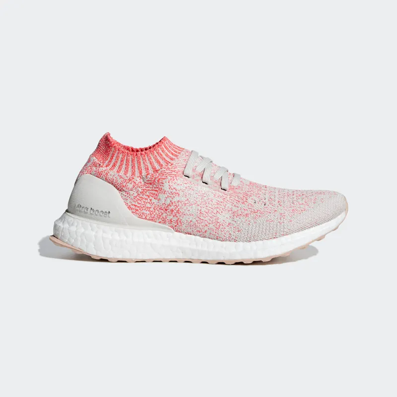 Adidas UltraBoost Uncaged ‘Raw White Shock Red’ Raw White/Raw White/Shock Red (B75863)