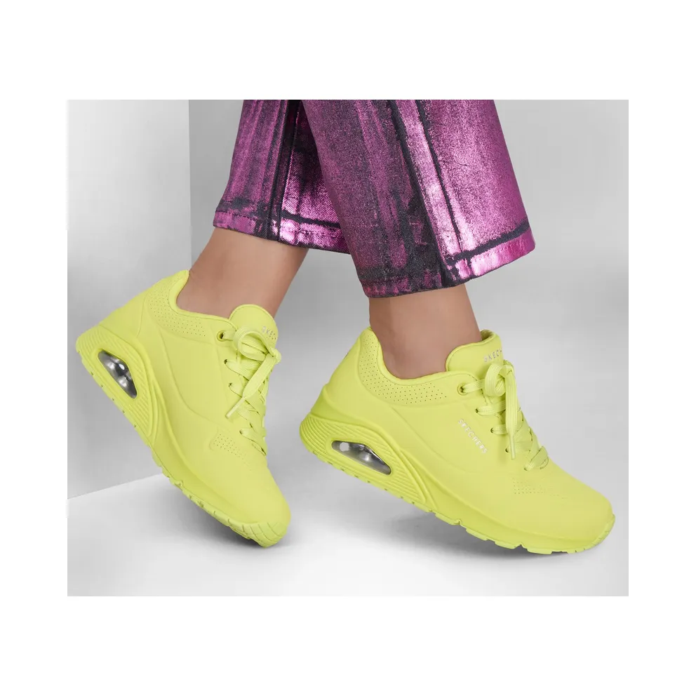 Skechers UNO – Stand on Air Sneaker Limoen