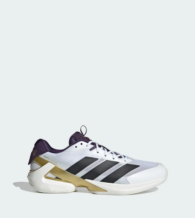 adidas Adizero Ubersonic 5 Cloud White Core Black Aurora Plum (JQ3778)