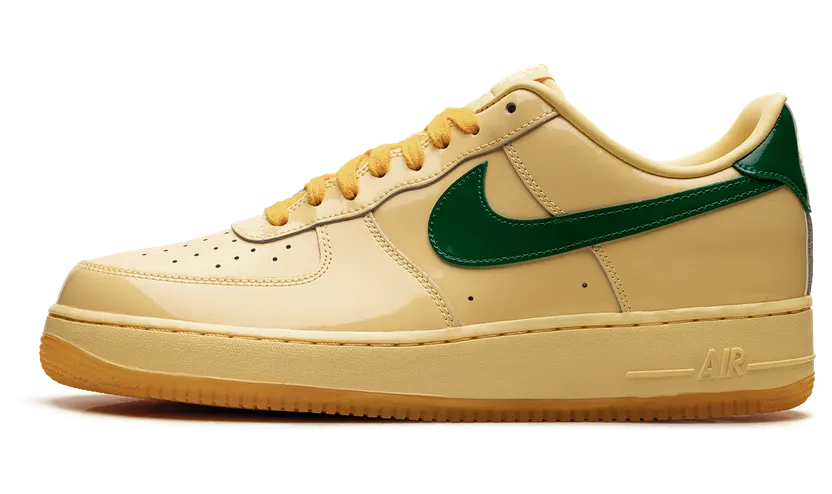 Nike Air Force 1 Low “Patent Leather Topaz Gold Pine Green” (IO4489-700)