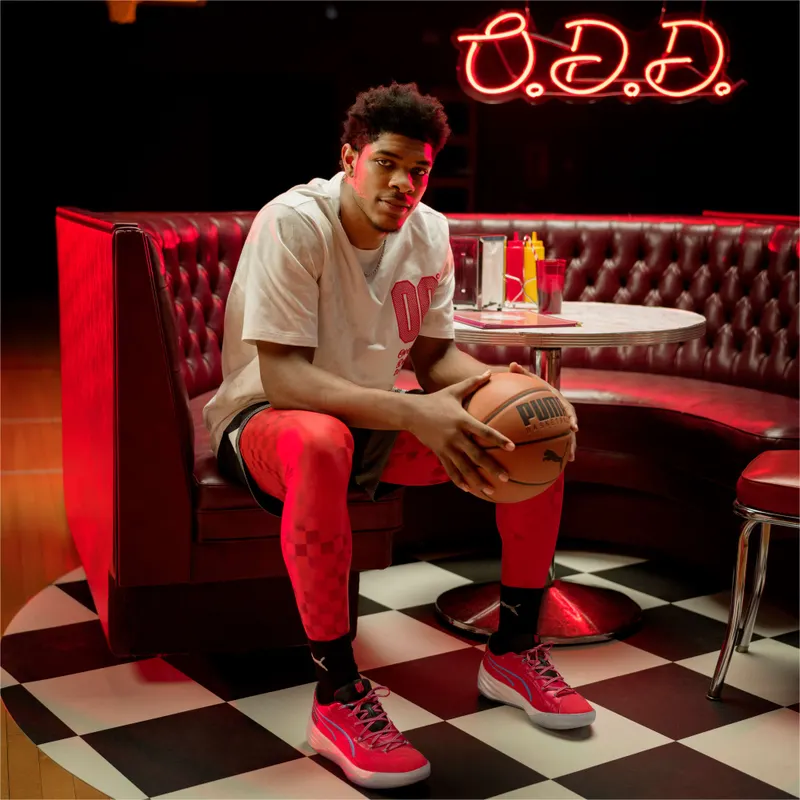 PUMA All-Pro Nitro Scoot For All Time Red/Bright Aqua (379300-01)