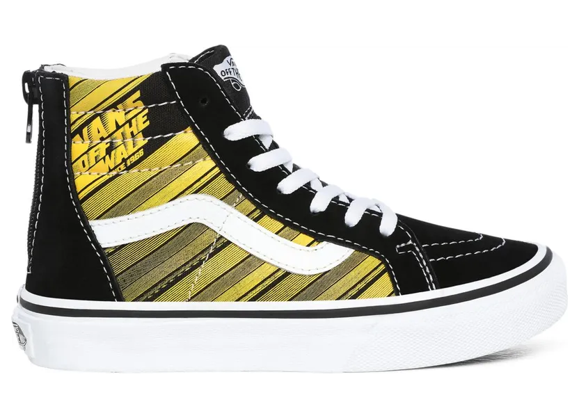VANS Racers Edge Sk8-hi Zip Kinderschoenen (Zwart)